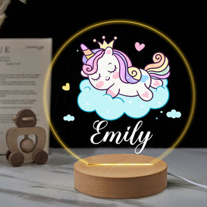 Personalised Childs Acrylic Night  Lamp