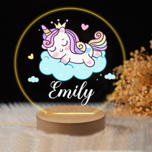 Load image into Gallery viewer, Personalised Childs Acrylic Night  Lamp
