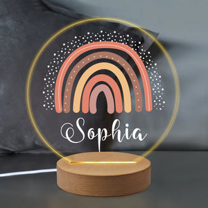 Custom 7 Colors Night Lamp Gift Bedroom Decor