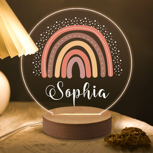 Custom 7 Colors Night Lamp Gift Bedroom Decor