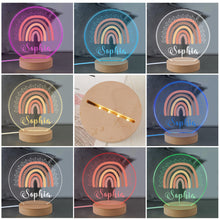 Load image into Gallery viewer, Custom 7 Colors Night Lamp Gift Bedroom Decor
