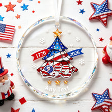 Load image into Gallery viewer, Personalized 250 Anniversary USA Merchandise Ornament, 4th of July Hanging Ornaments America 250 Merchandise, Independence Day Memorial Day Gifts
