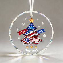 Load image into Gallery viewer, Personalized 250 Anniversary USA Merchandise Ornament, 4th of July Hanging Ornaments America 250 Merchandise, Independence Day Memorial Day Gifts
