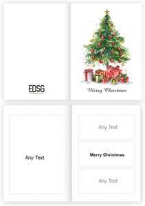Christmas Trees Gift Merry Christmas Card