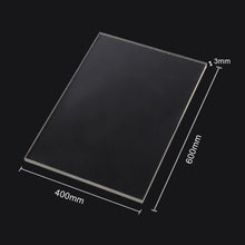 Load image into Gallery viewer, Clear Acrylic Sheets - 3mm Thickness 23.6 x 15.7 Inch Plexiglass Sheet Clear Transparent Gloss Acrylic 3mm Plastic Clear Sheet Acrylic for Display Projects, Calligraphy and Painting
