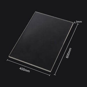Clear Acrylic Sheets - 3mm Thickness 23.6 x 15.7 Inch Plexiglass Sheet Clear Transparent Gloss Acrylic 3mm Plastic Clear Sheet Acrylic for Display Projects, Calligraphy and Painting