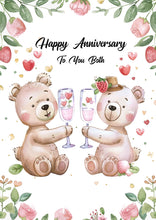 Load image into Gallery viewer, Happy Anniversary To You Both Card
