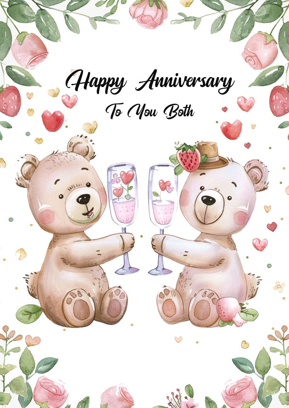 Happy Anniversary To You Both Card