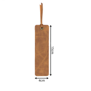 Custom Bookmark Engraved PU Birthstone Book Marks Gifts