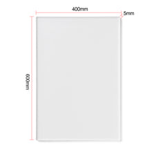 Load image into Gallery viewer, 5mm Clear Acrylic Sheets 23.6 x 15.7 Inch Plexiglass Sheet Clear Transparent Gloss Acrylic 5mm Plastic Clear Sheet Acrylic for Display Projects,  Calligraphy and Painting
