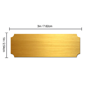 Engraved Plaques Personalised Memorial Plaques for Doors Urns