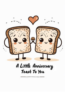 A Little  Anniversary Toast to You  Card