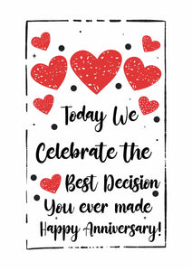 Celebrate The Best Decision You Ever Made Card