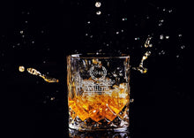 Load image into Gallery viewer, Personalised Whiskey Glass for Men Engraved Whiskey Tumbler Glass
