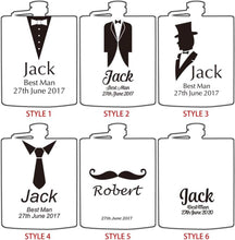 Load image into Gallery viewer, Personalised Engraved  Birthday Wedding Hip Flask

