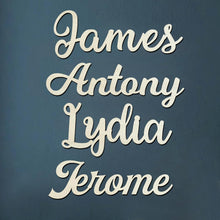 Load image into Gallery viewer, EDSG Wall Decals Personalised Name Sign Wooden Letters (Hight 15CM)

