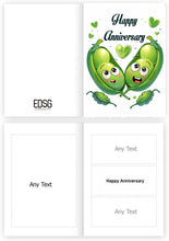 Load image into Gallery viewer, Green Beans Happy Anniversary Card
