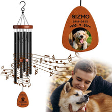 Load image into Gallery viewer, Personalized Pet Memorial Wind Chimes with Photo

