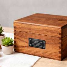 Load image into Gallery viewer, Engraved Name Plates for Urns 2" x 4"
