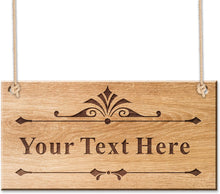 Load image into Gallery viewer, Personalized Wooden Garden Plaques Door Signs
