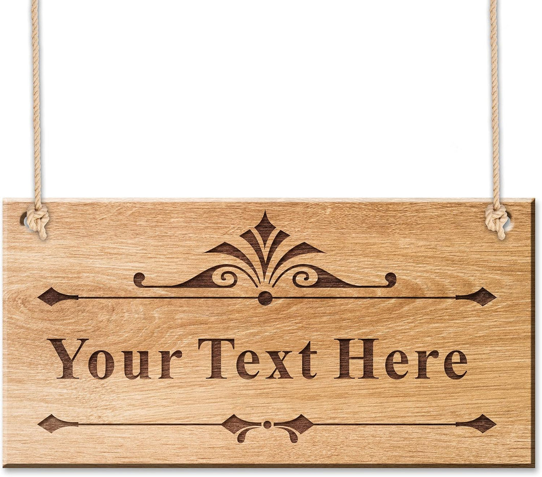 Personalized Wooden Garden Plaques Door Signs