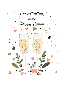 Congratulations to the Happy Couple Wedding Cards