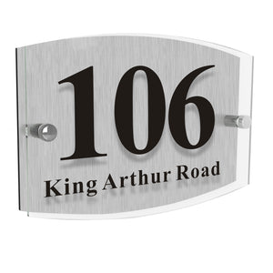 House Signs Personalised House Numbers Plaques for Outside - EDSG