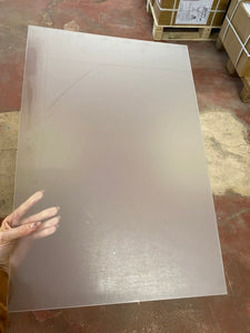 Clear Acrylic Sheets - 3mm Thickness 23.6 x 15.7 Inch Plexiglass Sheet Clear Transparent Gloss Acrylic 3mm Plastic Clear Sheet Acrylic for Display Projects, Calligraphy and Painting