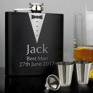 Personalised Hip Flask Wedding Gifts - EDSG