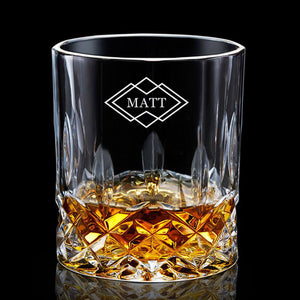 Personalised Whisky Glass Engraved Gift Idea for Men Dad Male Grandpa Daddy Him Uncle Husband Best Man Christmas Gift Whisky Glass with Any Name