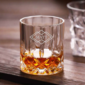 Personalised Engraved Whiskey Tumbler Glass - EDSG