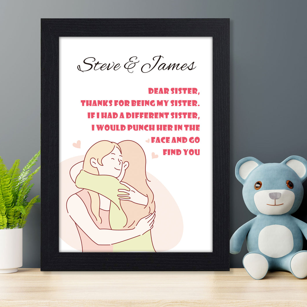 Personalised Valentines Day Gifts for Her Him Wife Husband Couples Girlfriend Boyfriend Birthday Custom Any Name A4 Picture I Love You from My Head Tomatoes Keepsake Present