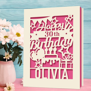 Personalised Happy Birthday Cards - EDSG