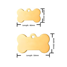 Load image into Gallery viewer, Personalised Engraved Stainless Dog Tag Cat Tag in UK

