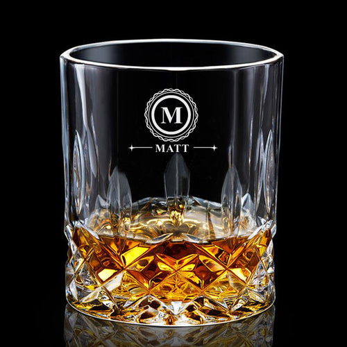 Personalised Engraved Whiskey Tumbler Glass - EDSG