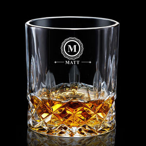 Personalised Engraved Whiskey Tumbler Glass - EDSG