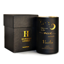 Load image into Gallery viewer, Personalised Scented Candle Natural Coconut Wax Candle love you
