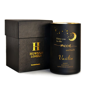 Personalised Scented Candle Natural Coconut Wax Candle love you