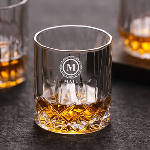 Personalised Engraved Whiskey Tumbler Glass - EDSG