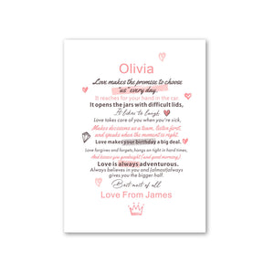 Personalised Gifts for Couples Her Him Wife Husband Girlfriend Boyfriend New Couple Gift Custom with Any Names Birthday Anniversary Valentines Day Keepsake Present