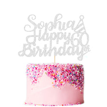 Load image into Gallery viewer, Personalised Cake Topper for Girl - EDSG
