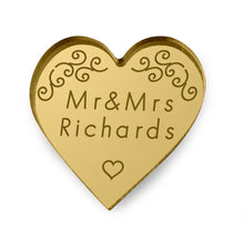 Load image into Gallery viewer, Personalised Wedding Favours Mr &amp; Mrs Any Text Wedding Bubbles Favours Love Heart Wedding Decorations Little Mini Gifts Tokens
