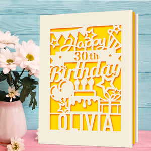 Personalised Happy Birthday Cards - EDSG