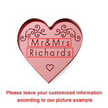 Load image into Gallery viewer, Personalised Wedding Favours Mr &amp; Mrs Any Text Wedding Bubbles Favours Love Heart Wedding Decorations Little Mini Gifts Tokens
