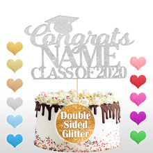 Load image into Gallery viewer, Personalised Happy Graduation Cake Topper - EDSG
