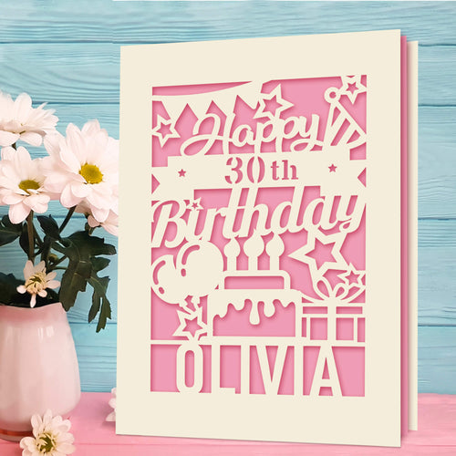 Personalised Happy Birthday Cards - EDSG