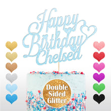 Load image into Gallery viewer, Personalised Happy Birthday Cake Topper
