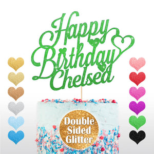 Personalised Happy Birthday Cake Topper