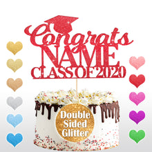 Load image into Gallery viewer, Personalised Happy Graduation Cake Topper - EDSG
