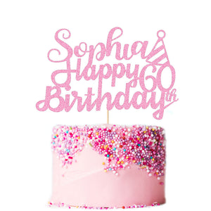 Personalised Cake Topper for Girl - EDSG